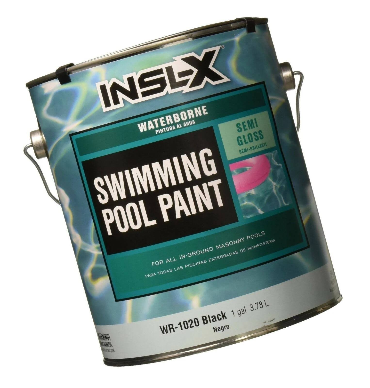 🔥InslX Wr102009201 Waterborne Swimming Pool Paint, SemiGloss, Black