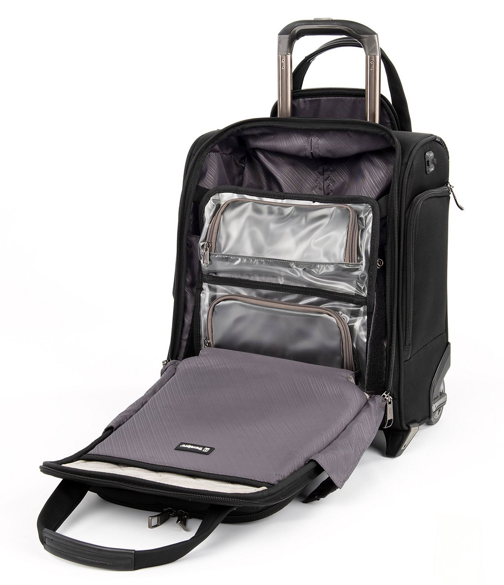 🔥Travelpro Crew Versapack Rolling Underseat CarryOn (titanium Grey
