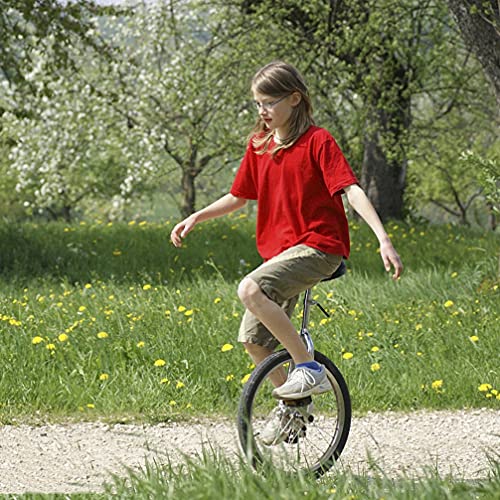 Outdoor Large Wheel Unicycle with Fat Tire, Adjustable Saddle