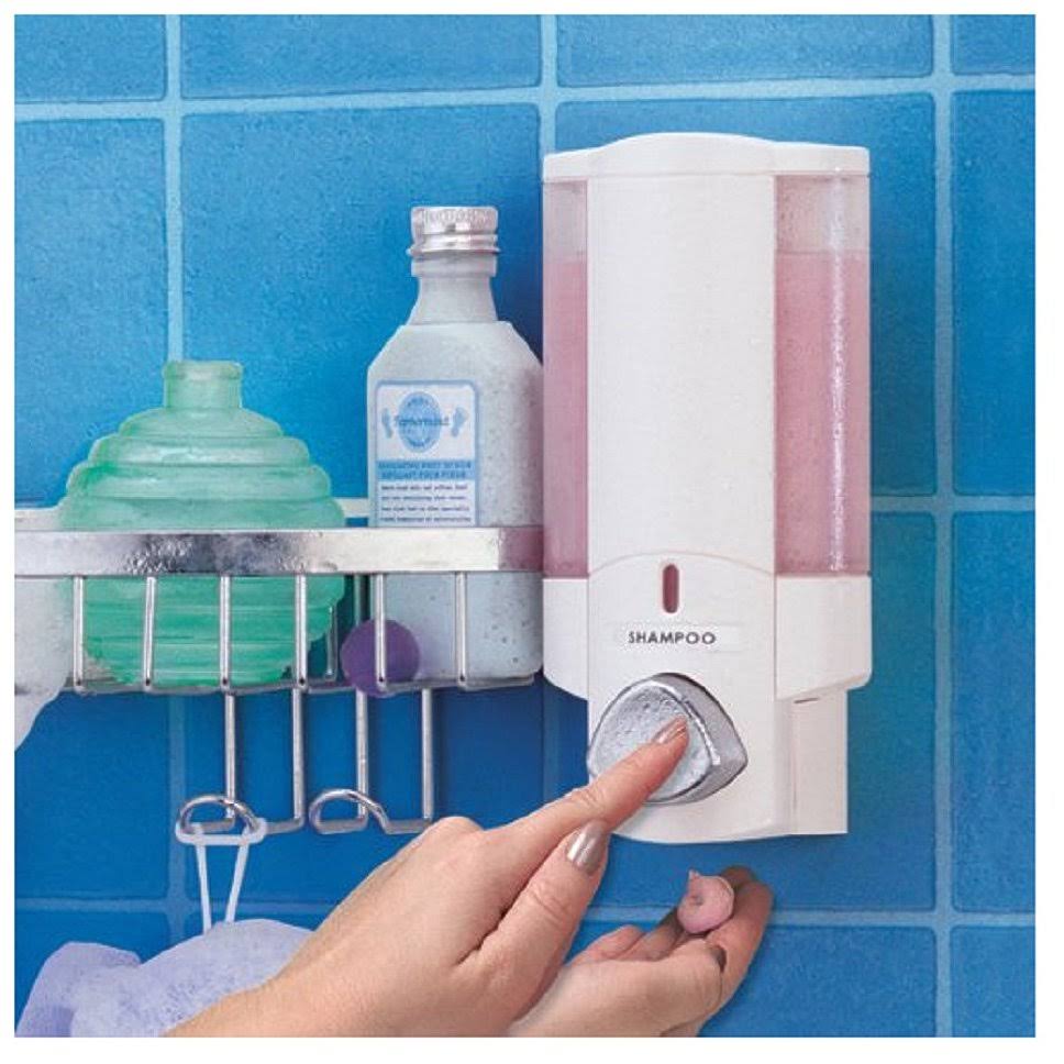 Better Living Products 7625414bsk Aviva Dispenser Shower Basket White