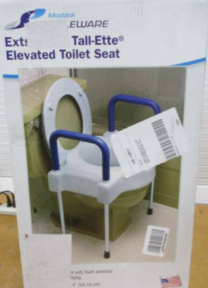 TallEtte Extra Wide Elevated Toilet Seat with Legs dersya
