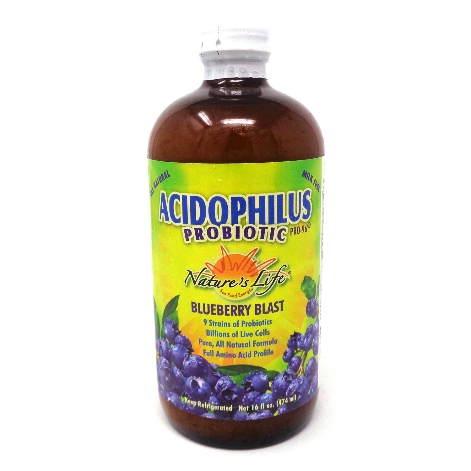 Natures Life Acidophilus Probiotic Blueberry Blast dersya