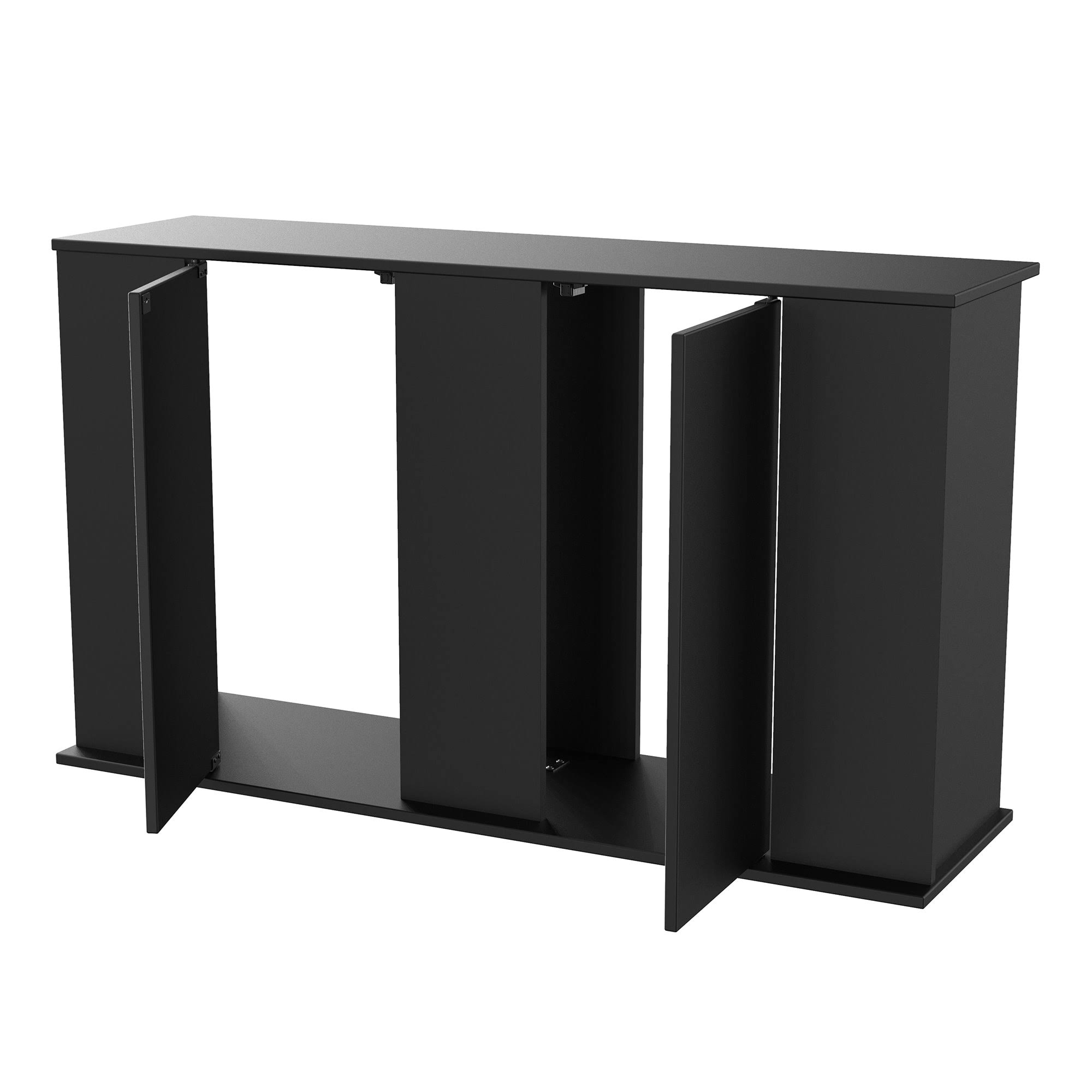 Aquatic Fundamentals 55 Gallon Black Upright Aquarium Stand dersya