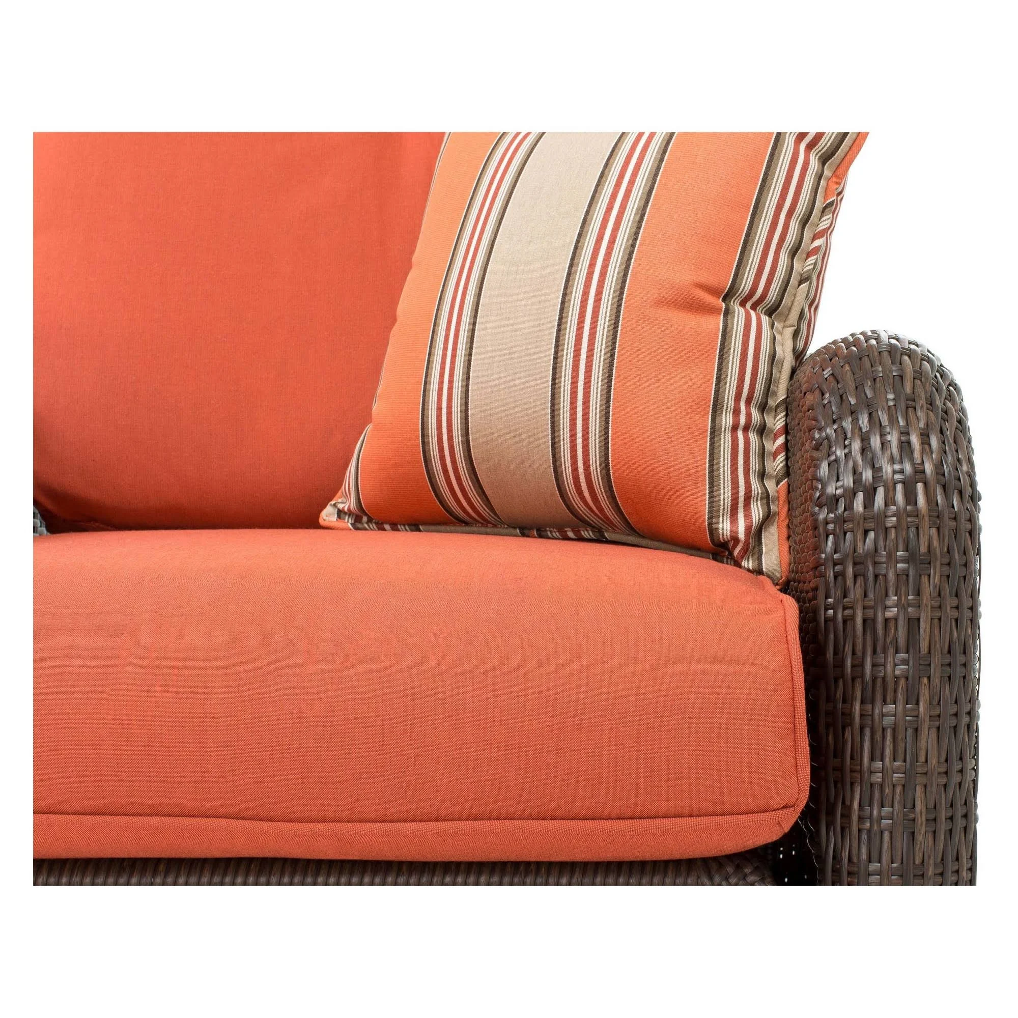 🔥LaZBoy Outdoor Sawyer Recliner Patio Chair with CUSHION, Orange dersya