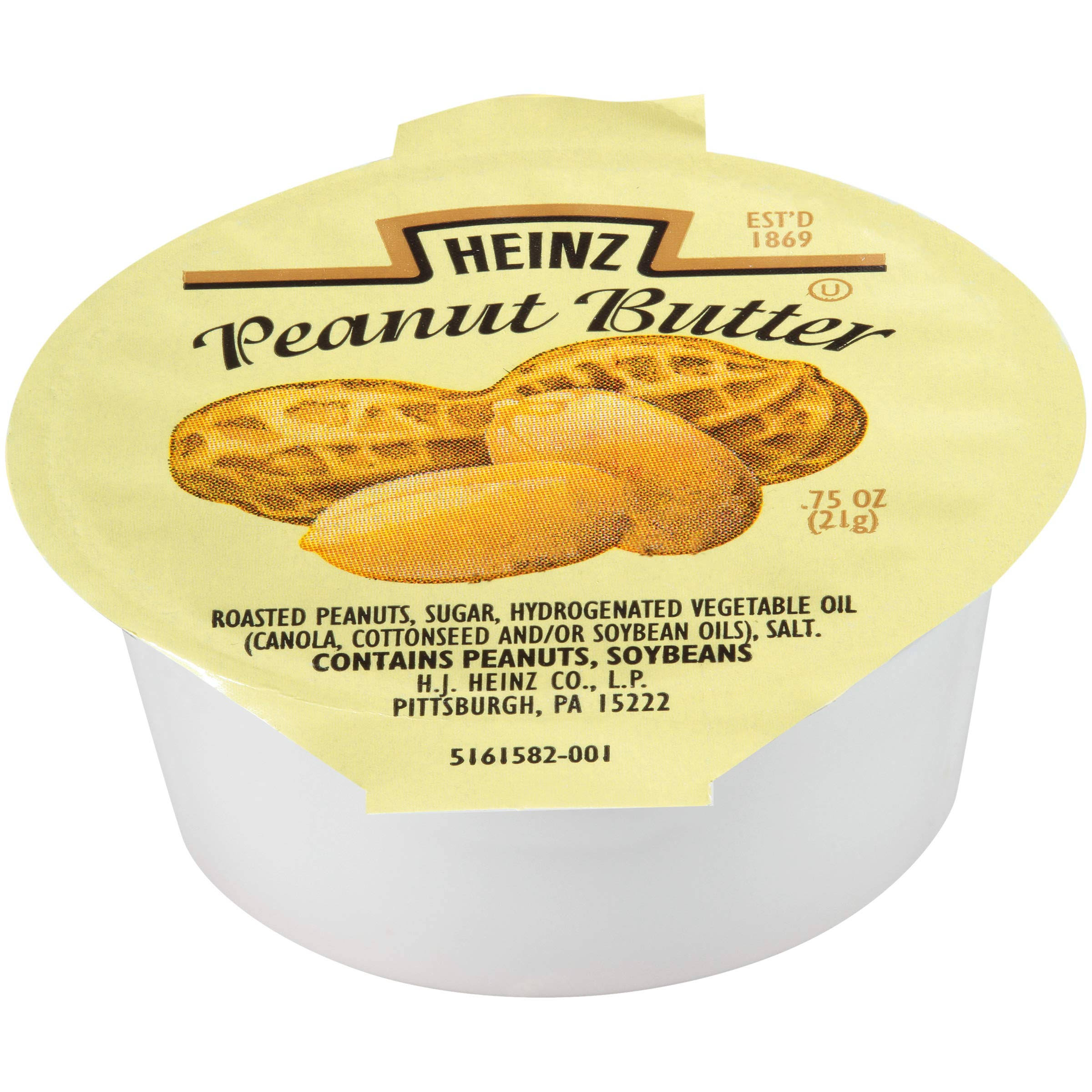 Heinz 0.75 oz. Peanut Butter Portion Cups 200/Case dersya