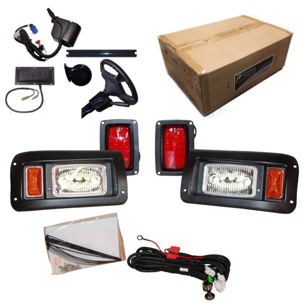 🔥Performance Plus Carts Club Car DS Golf Cart All LED Deluxe Street Legal Light Kit for 1993 and