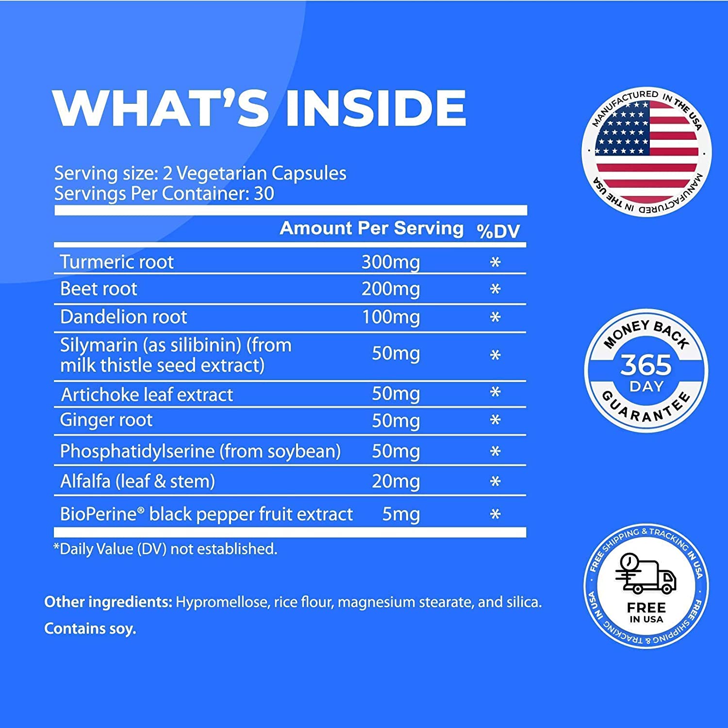 Liver Health Repair & Cleanse Supplement Blend with Artichoke Extract