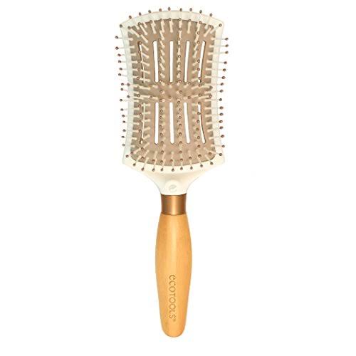 Ecotools Smoothing Detangler Hair Brush Ultra Comfort, Lightweight