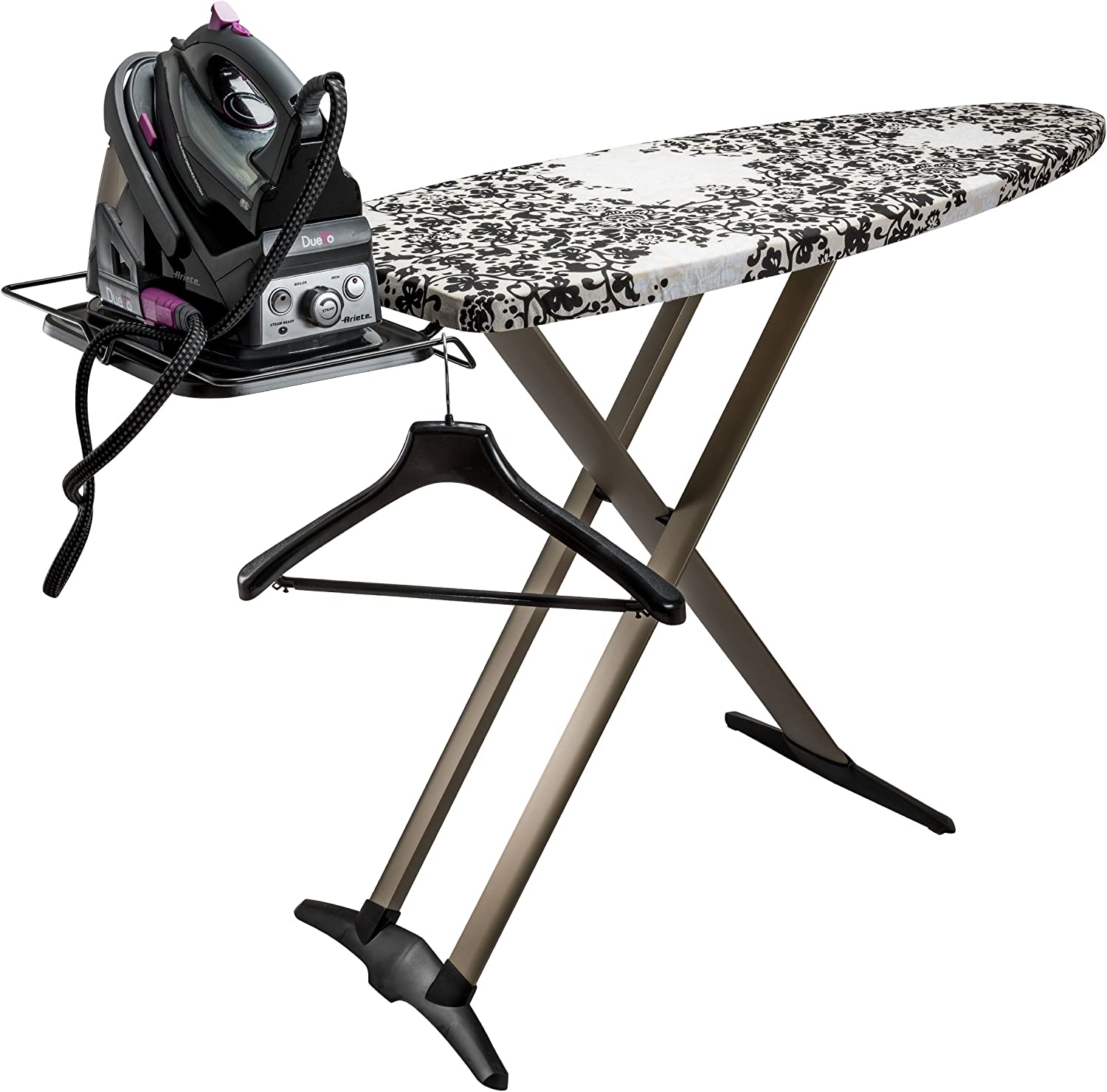 Bartnelli Pro Luxury Ironing Board Extra Wide 51x19” Steam Iron Rest