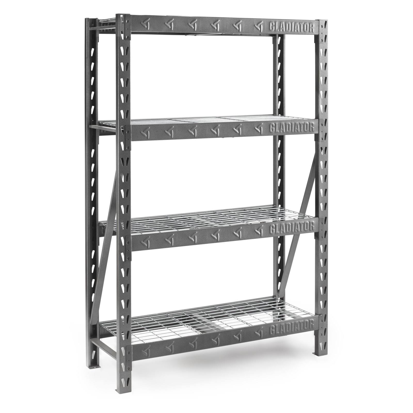 Gladiator - 48x22 Heavy Duty Rack Shelf - Hammered Granite - dersya