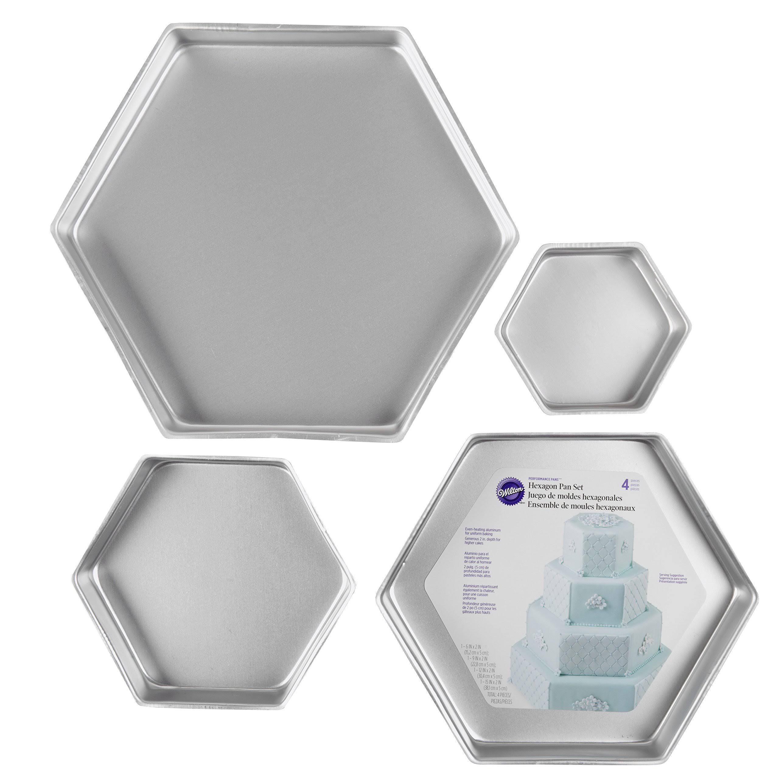 Wilton Performance Pans Hexagon Cake Pan Set - dersya