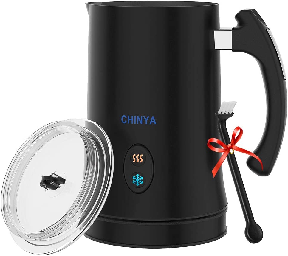Milk Frother,CHINYA Automatic Milk Frother with Hot and Cold