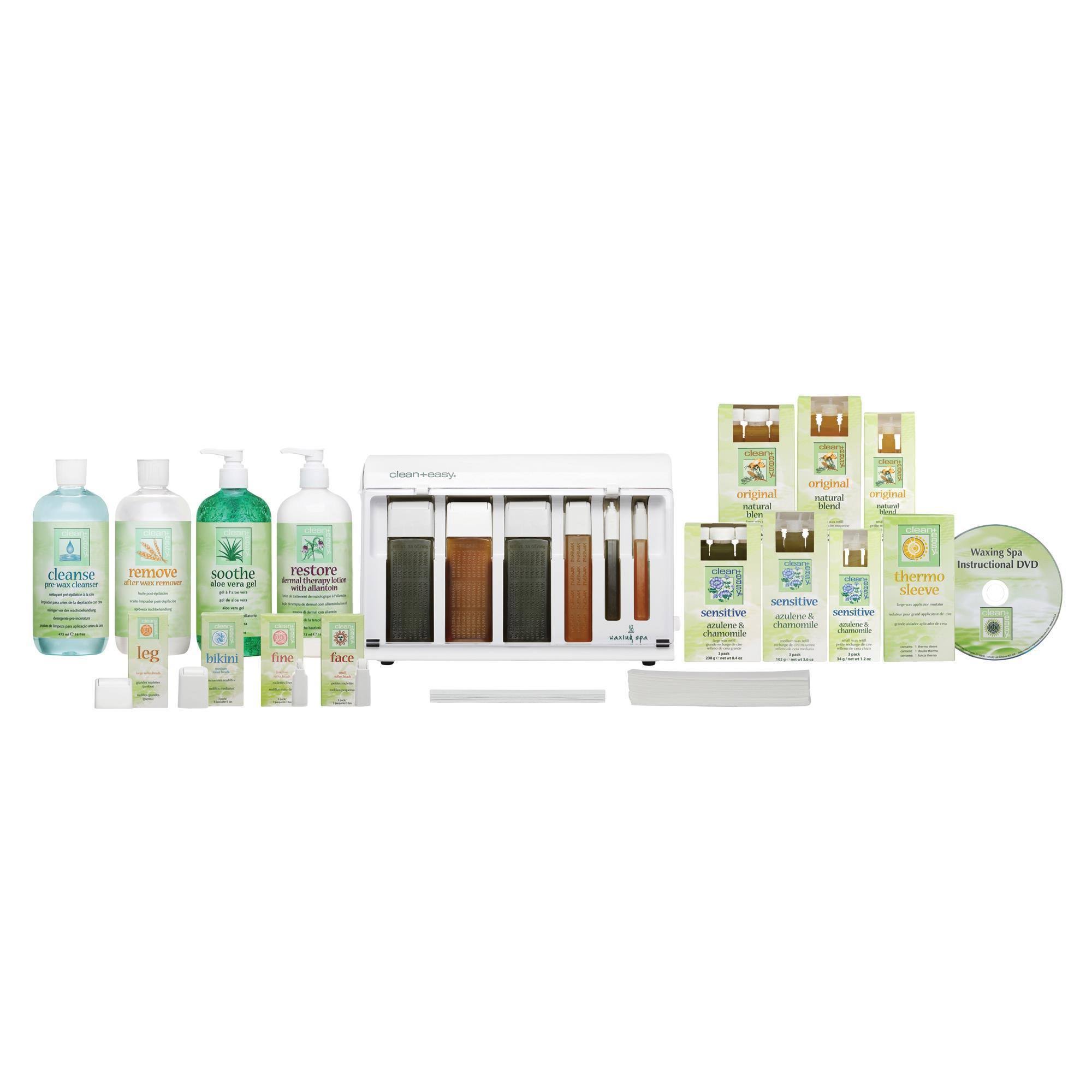 Clean + Easy Waxing Spa Full Service Kit dersya