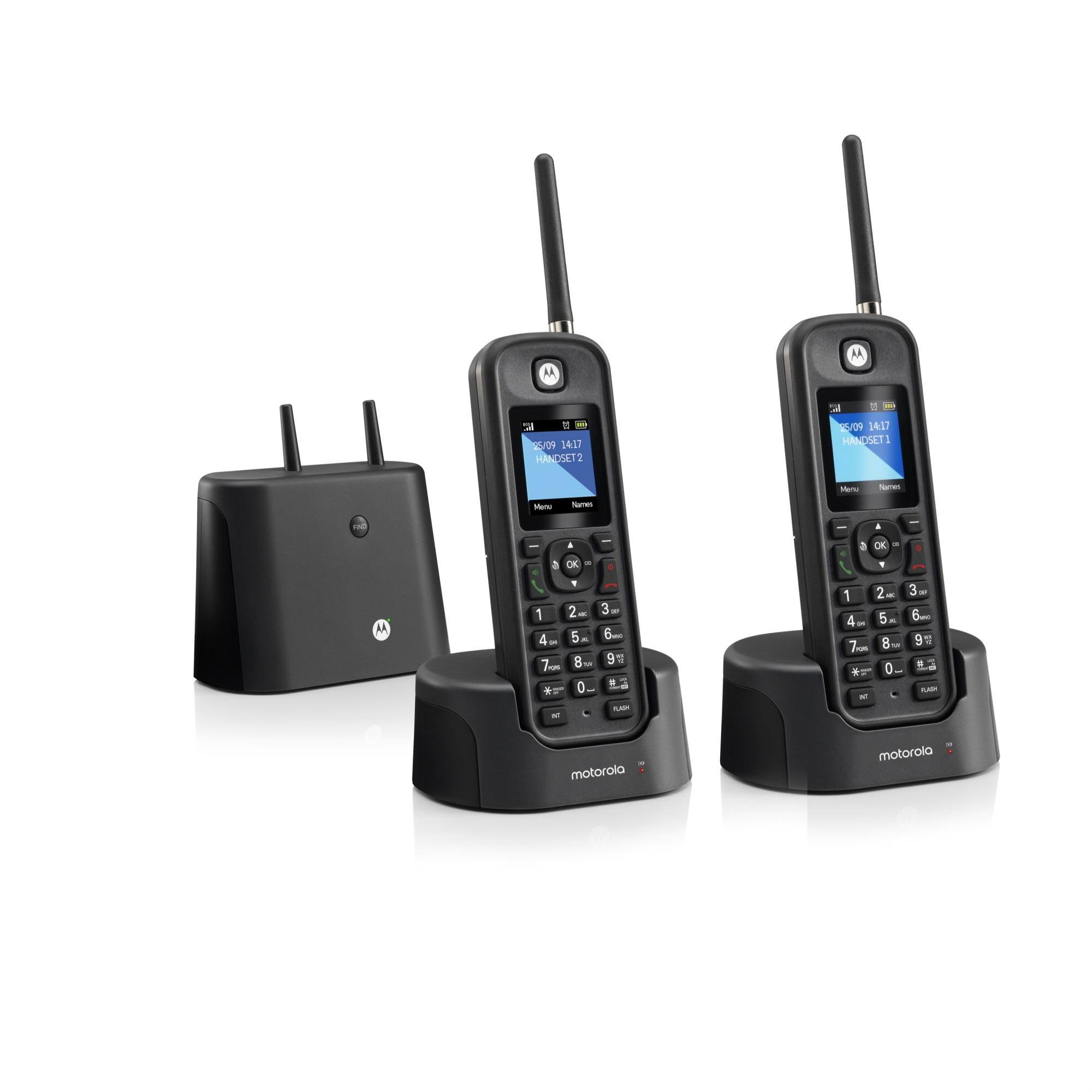 Motorola O2 Series LongRange Cordless Telephone with Digital O212 dersya