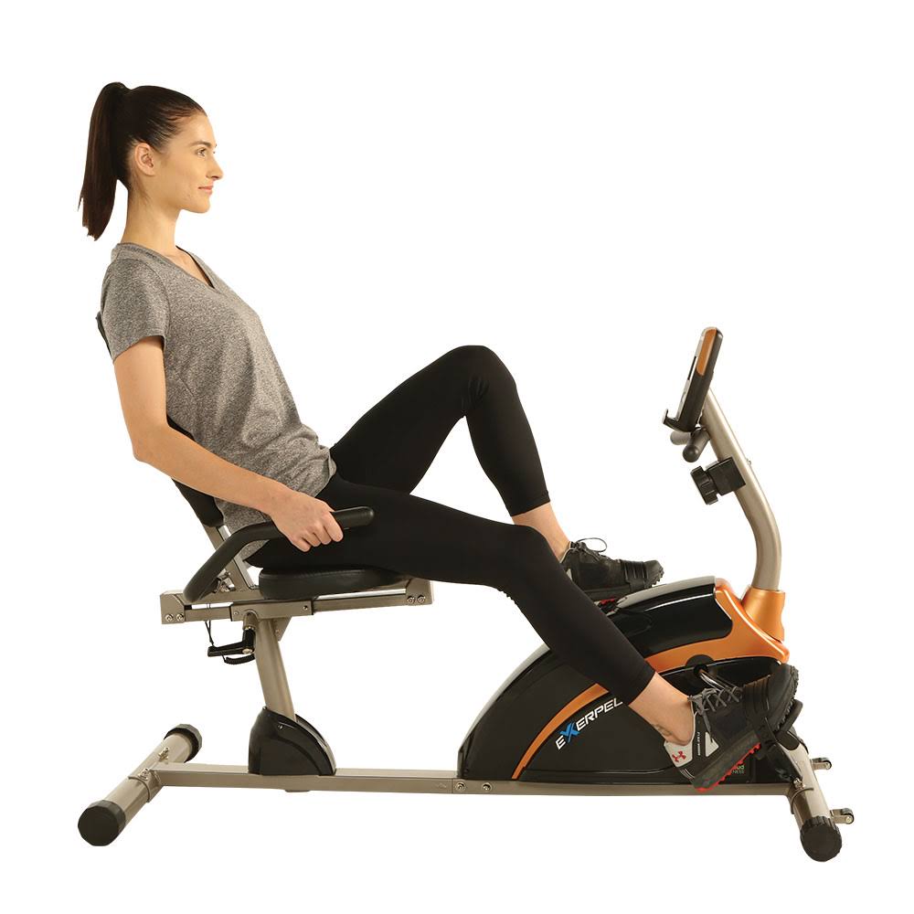 exerpeutic bluetooth smart cloud high capacity recumbent bike