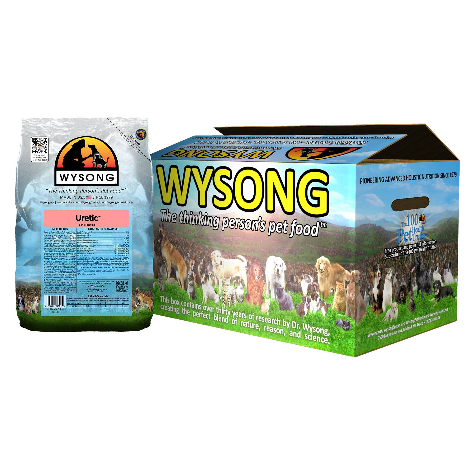 Wysong Uretic Dry Cat Food 20lb dersya