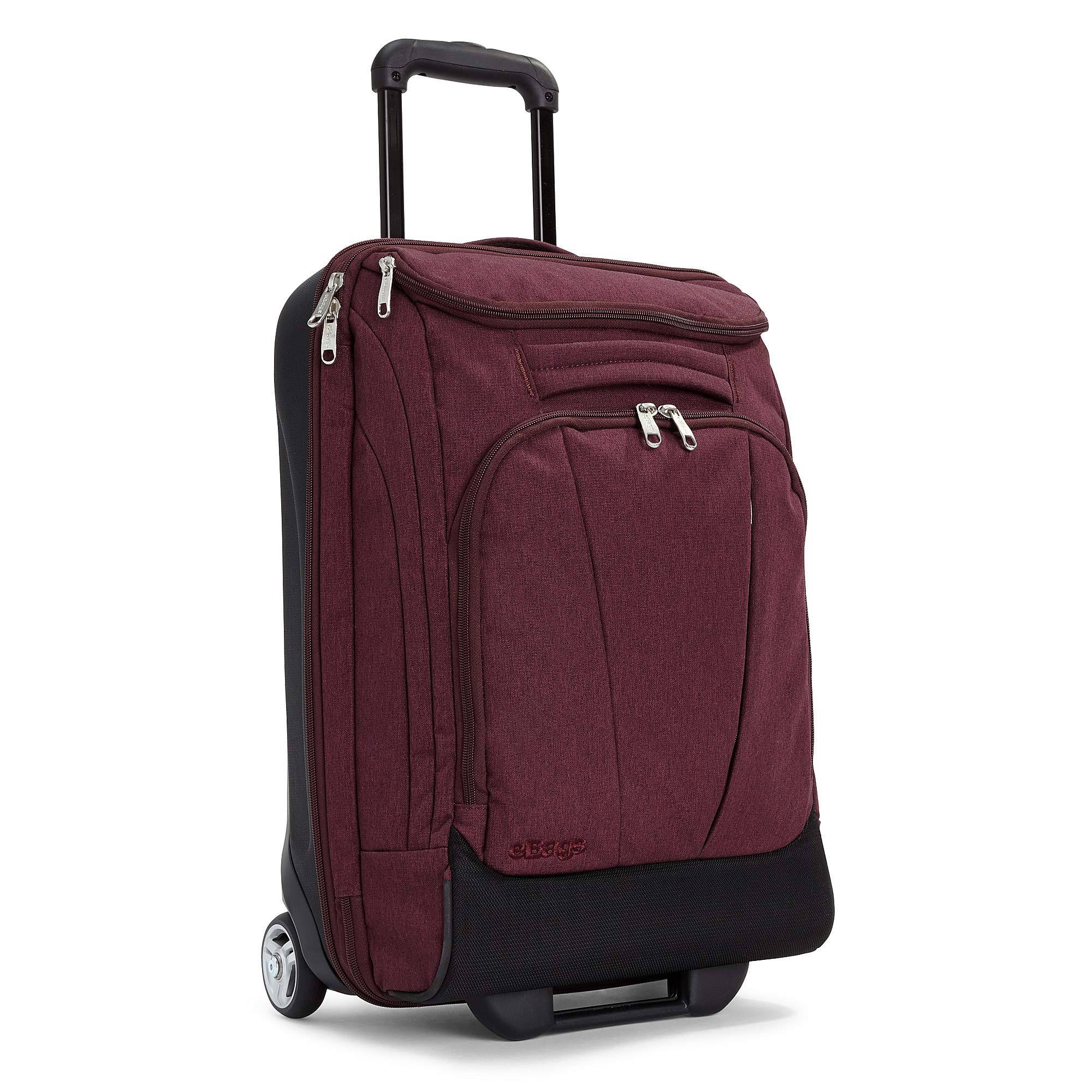 eBags Mother Lode 21 Inches Carry-On Rolling Duffel (Garnet) - dersya