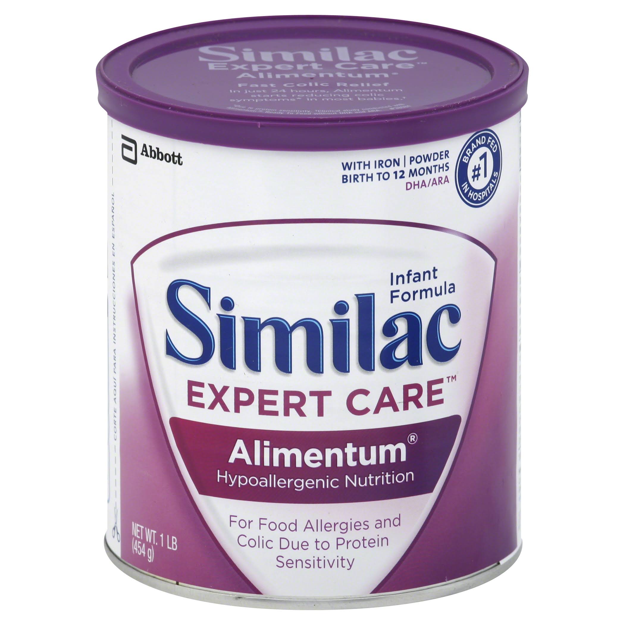 Similac Alimentum Infant Formula with Iron, Powder, 1 lb - dersya