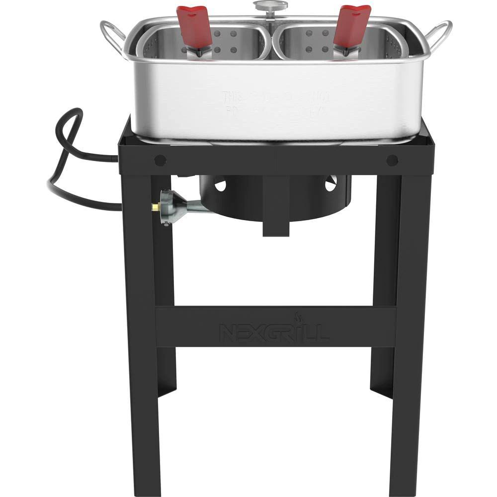Nexgrill 18 Qt. Fish Fryer with Double Basket dersya