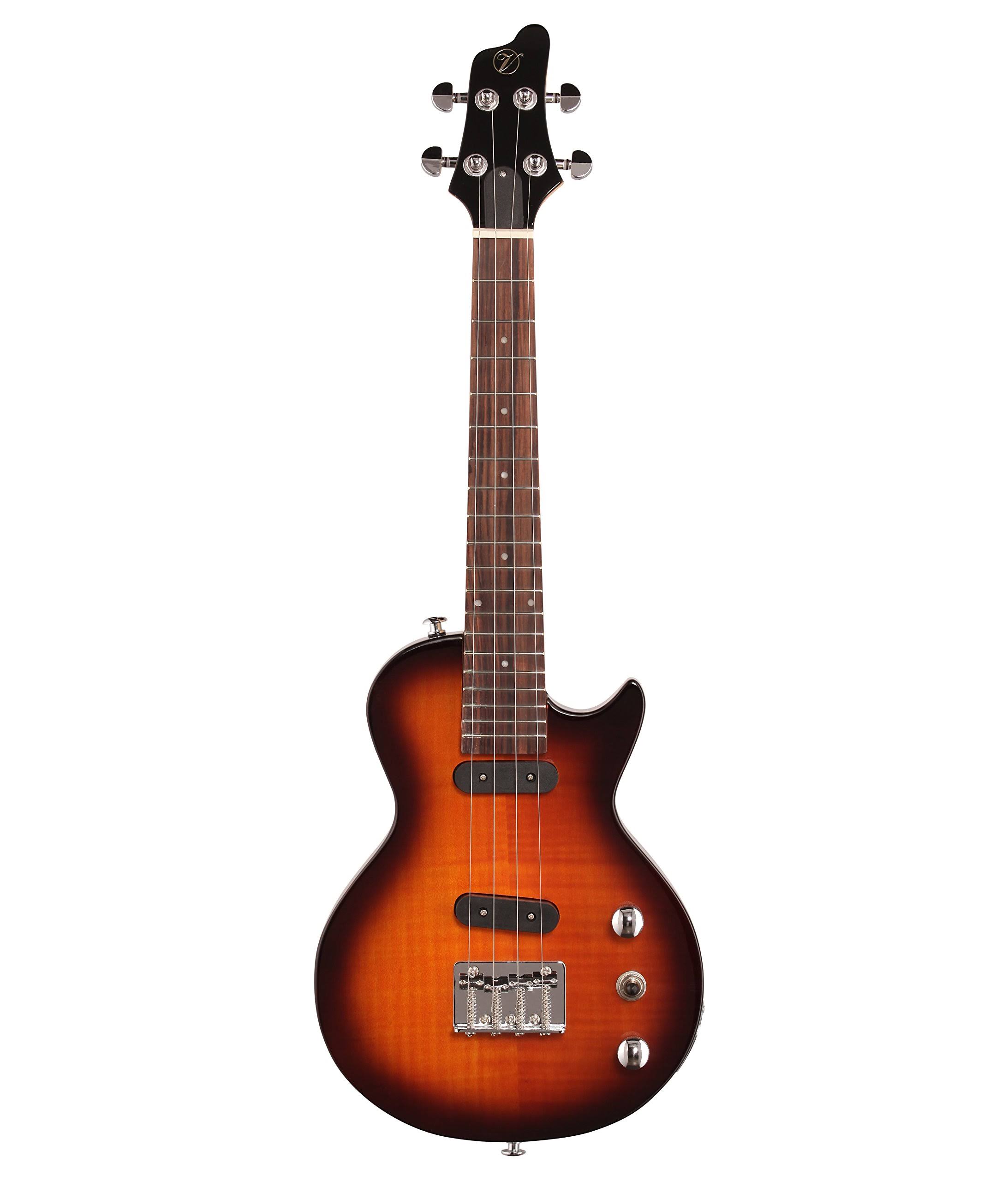 Vorson Flpuk2 LP Style Electric Ukulele Flame Maple dersya