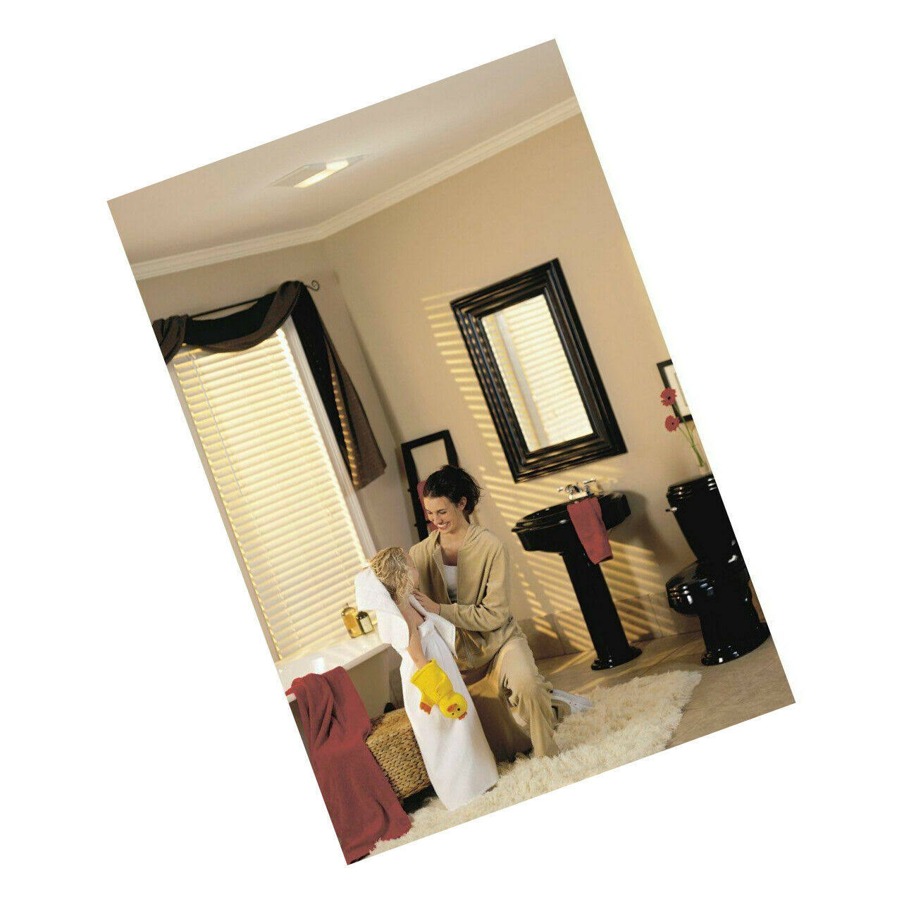 Nutone 665RP 70 CFM Ceiling Exhaust Fan with Light Heater dersya