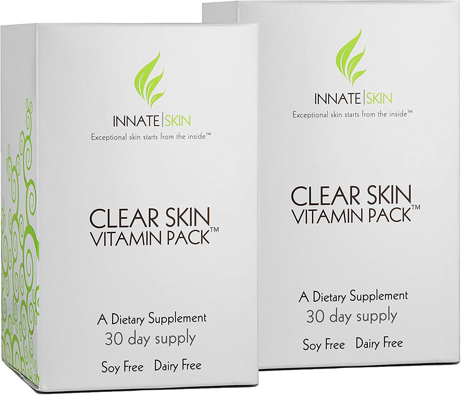 Clear Skin Vitamin Pack Acne Supplement by Innate Skin - Acne Vitamins ...