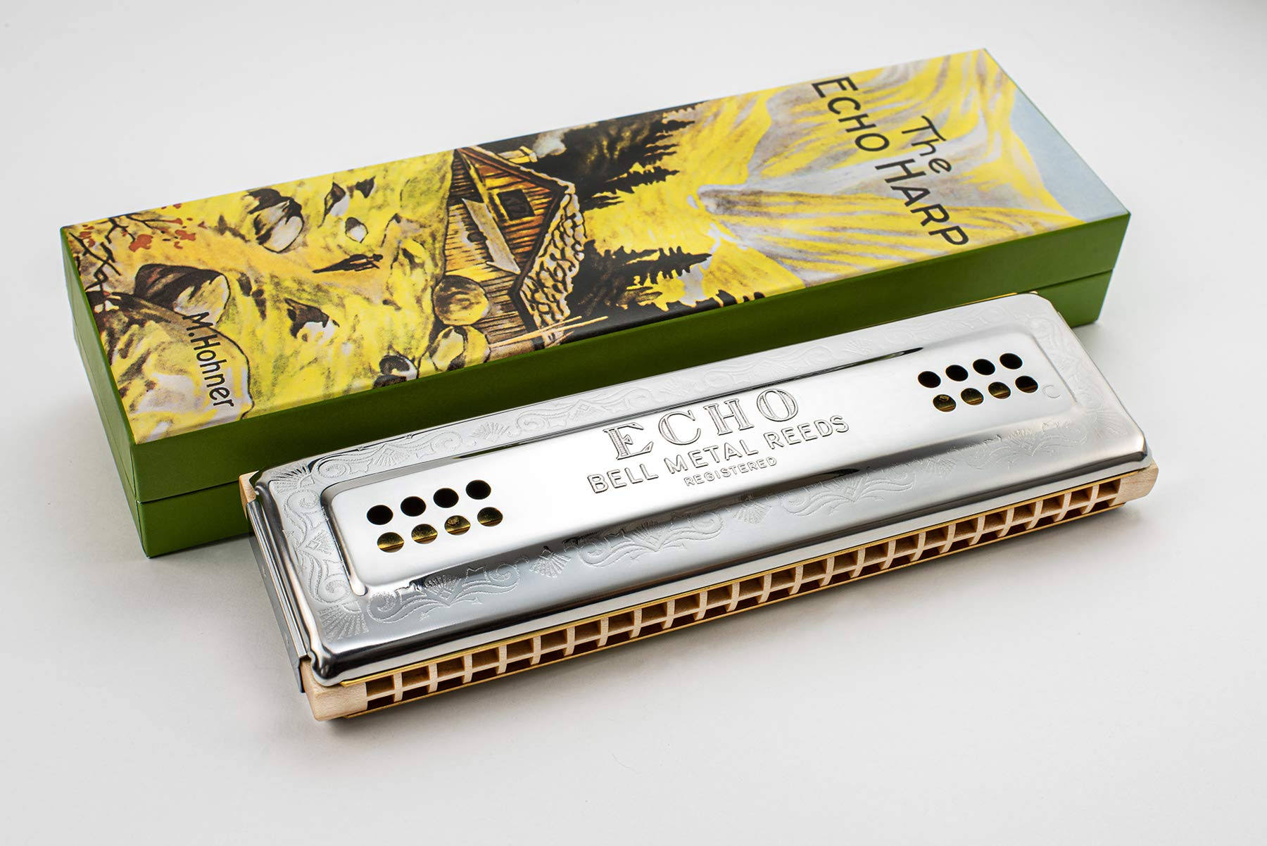 Hohner Echo Harp 96 M569633 C/G Harmonica dersya