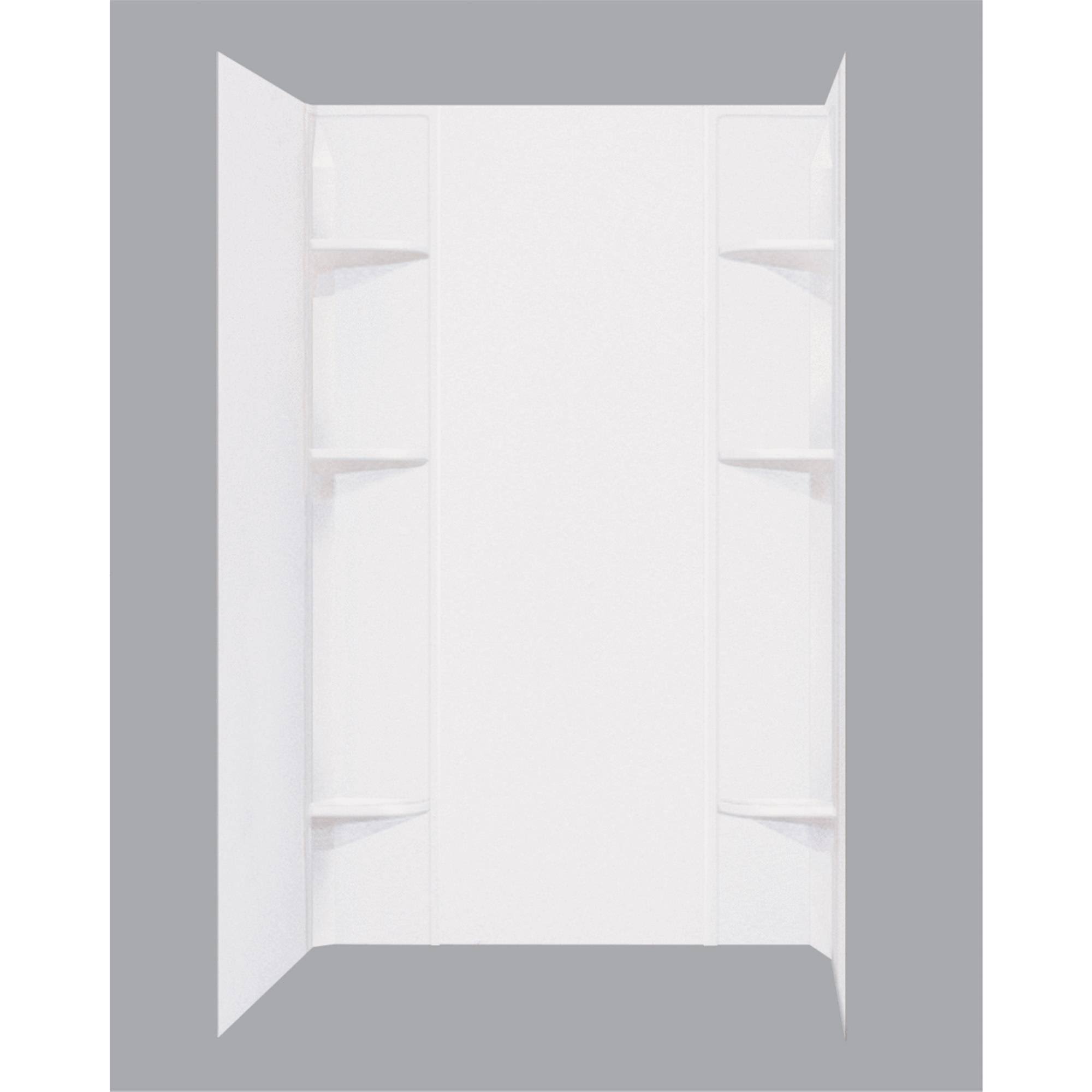 Mustee White Shower Wall Set 260WHT dersya