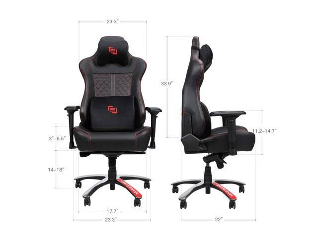 Maingear Gaming Chair Forma GT Nero Ergonomic Racing GT Black/Red ...