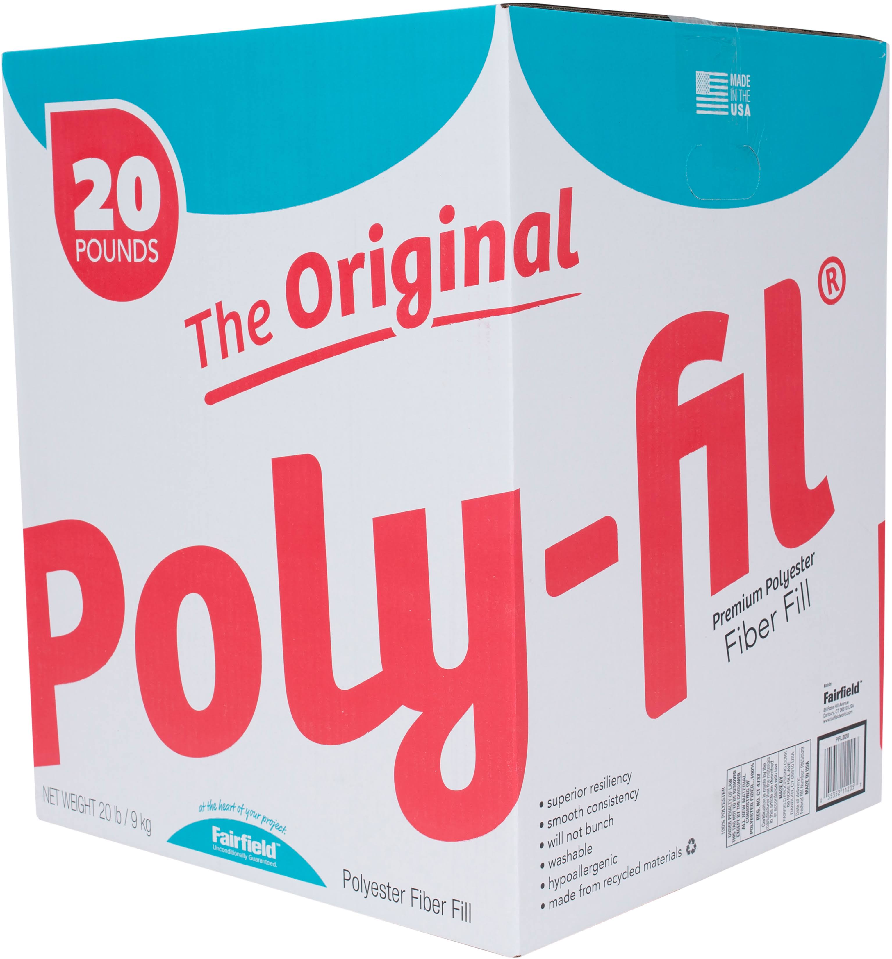 PolyFil Premium 100 Polyester Fiberfill 20 lb. Box dersya