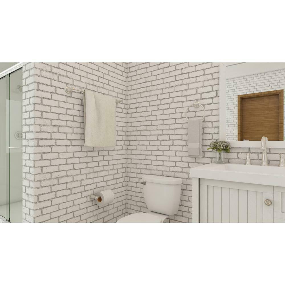 Delta Porter 3Piece Bath Hardware Set Brushed Nickel dersya