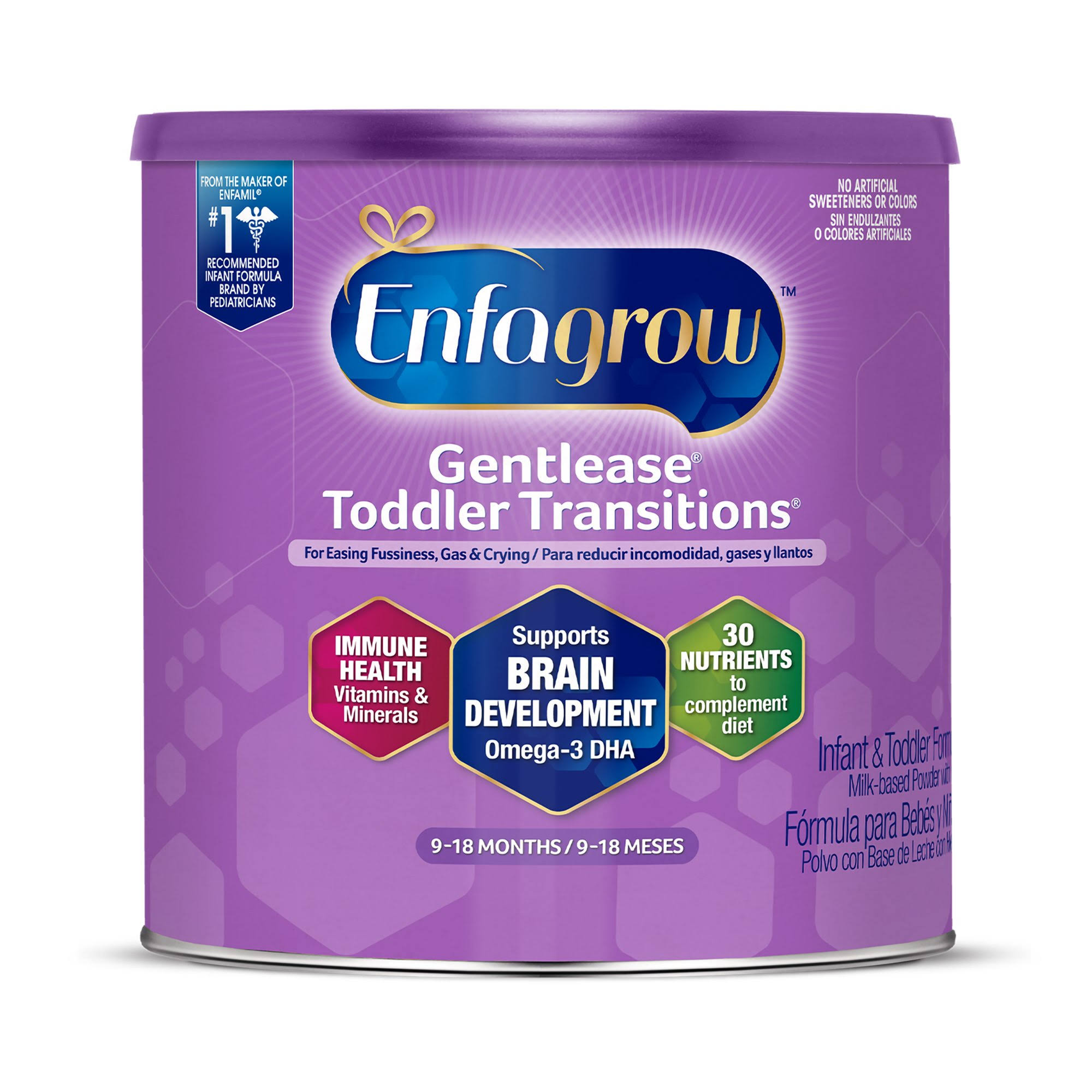 Enfagrow Toddler Transitions Gentlease, for Fussiness, Gas, and Crying
