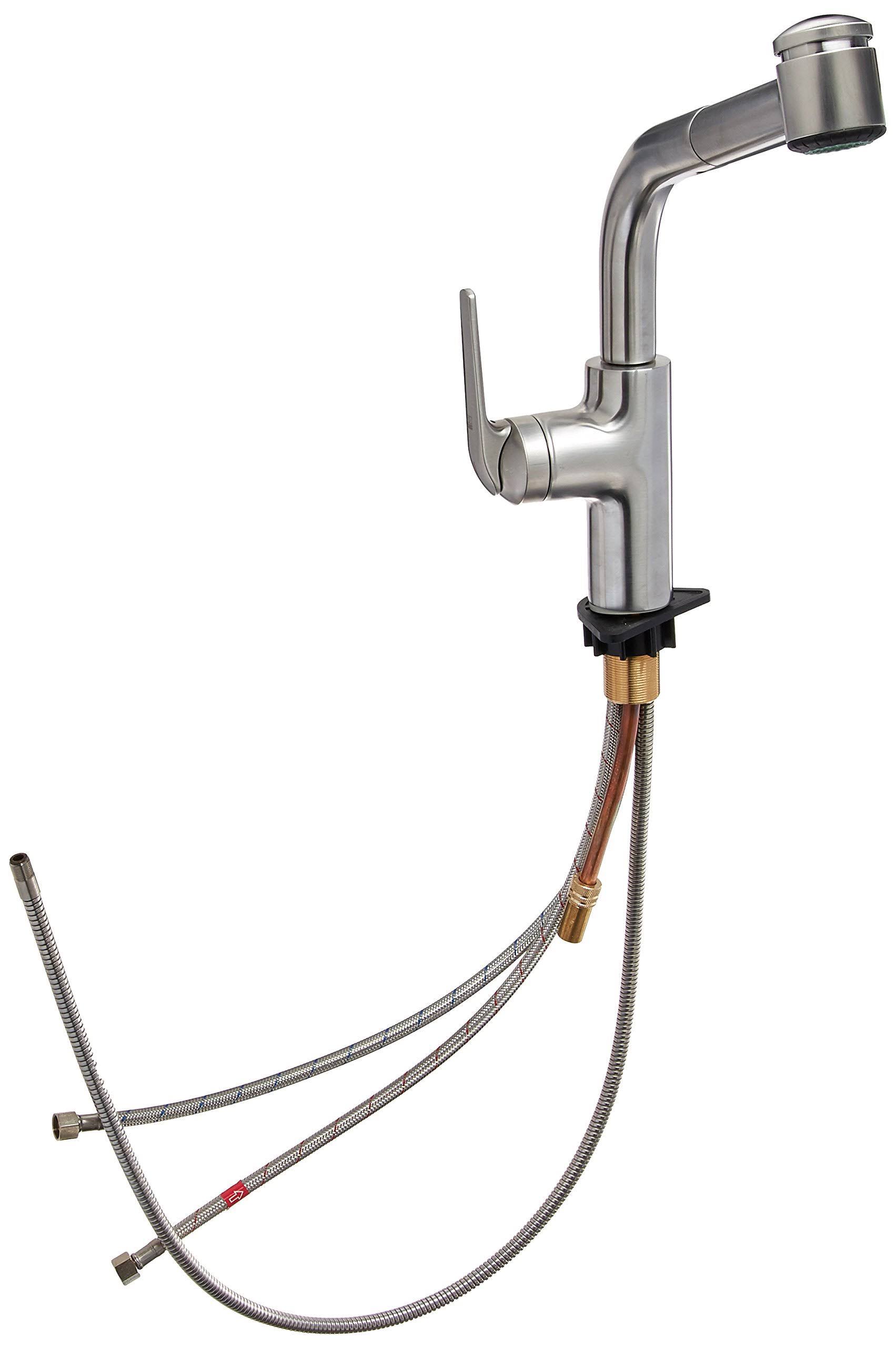 KWC 10.061.003.127 Domo SingleLever Pull Out Kitchen Faucet, Splendure