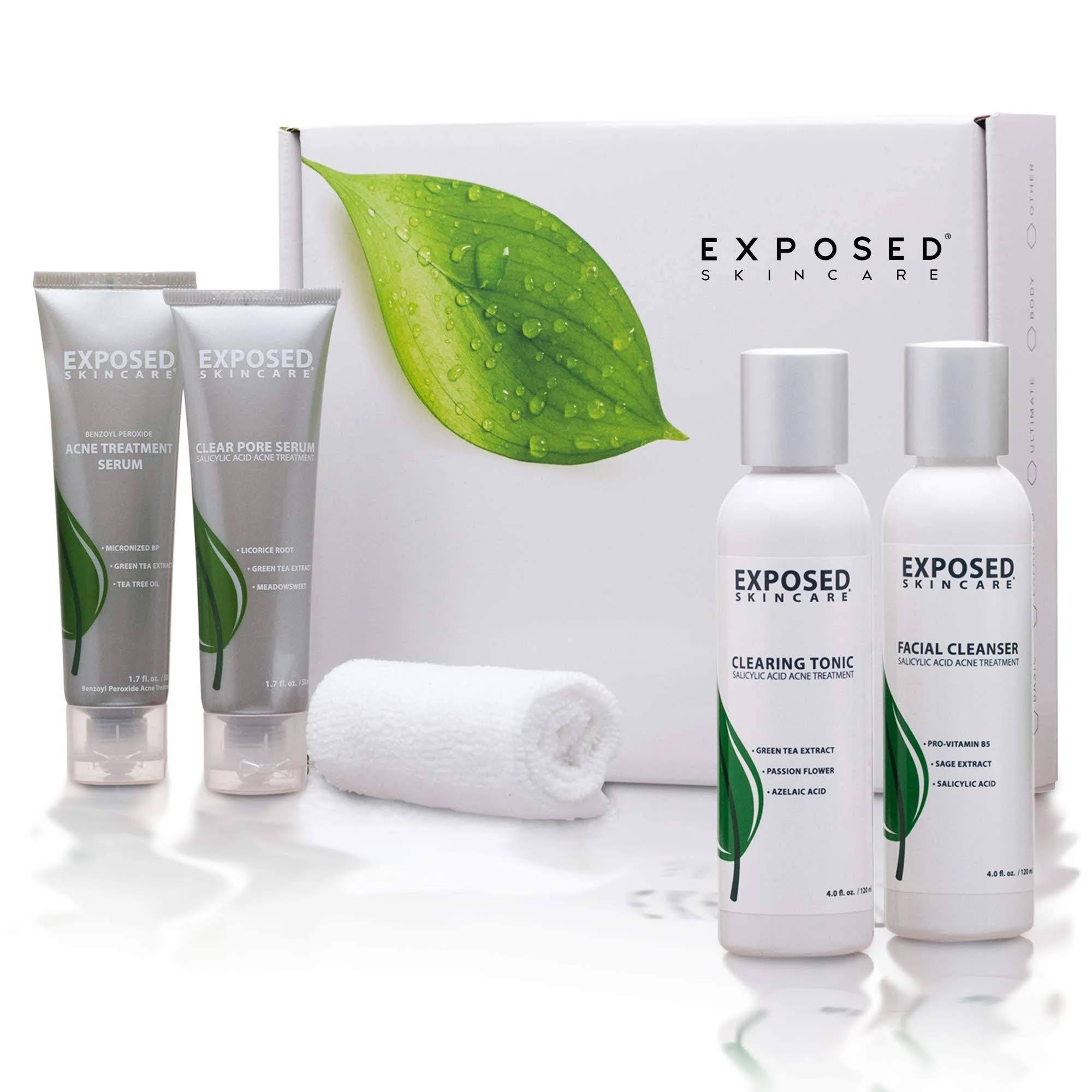 Exposed Skin Care Acne Treatment Basic Kit for All Skin Types dersya