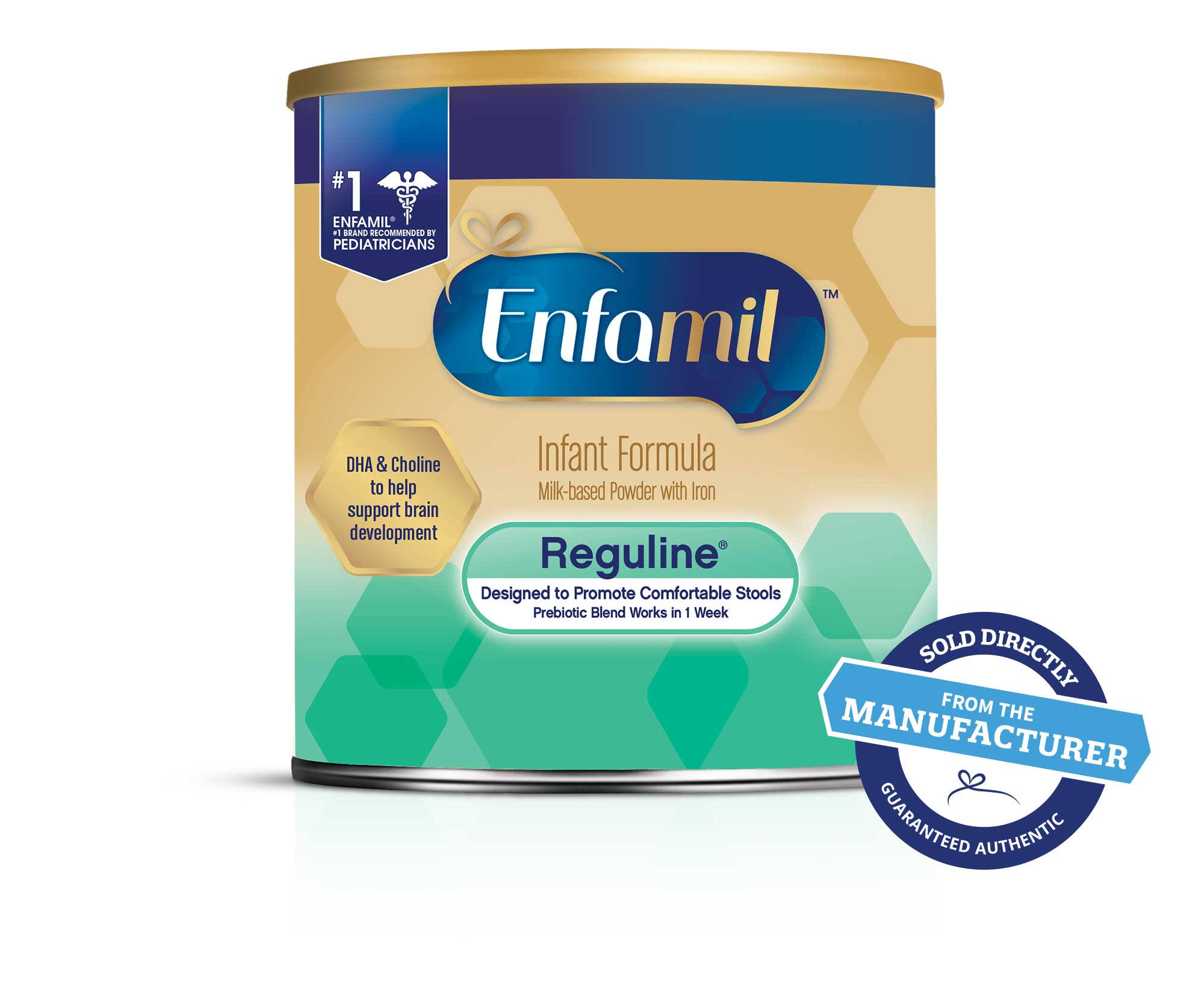 Enfamil Reguline Infant Formula, Milk-Based with Iron, Powder, Through ...