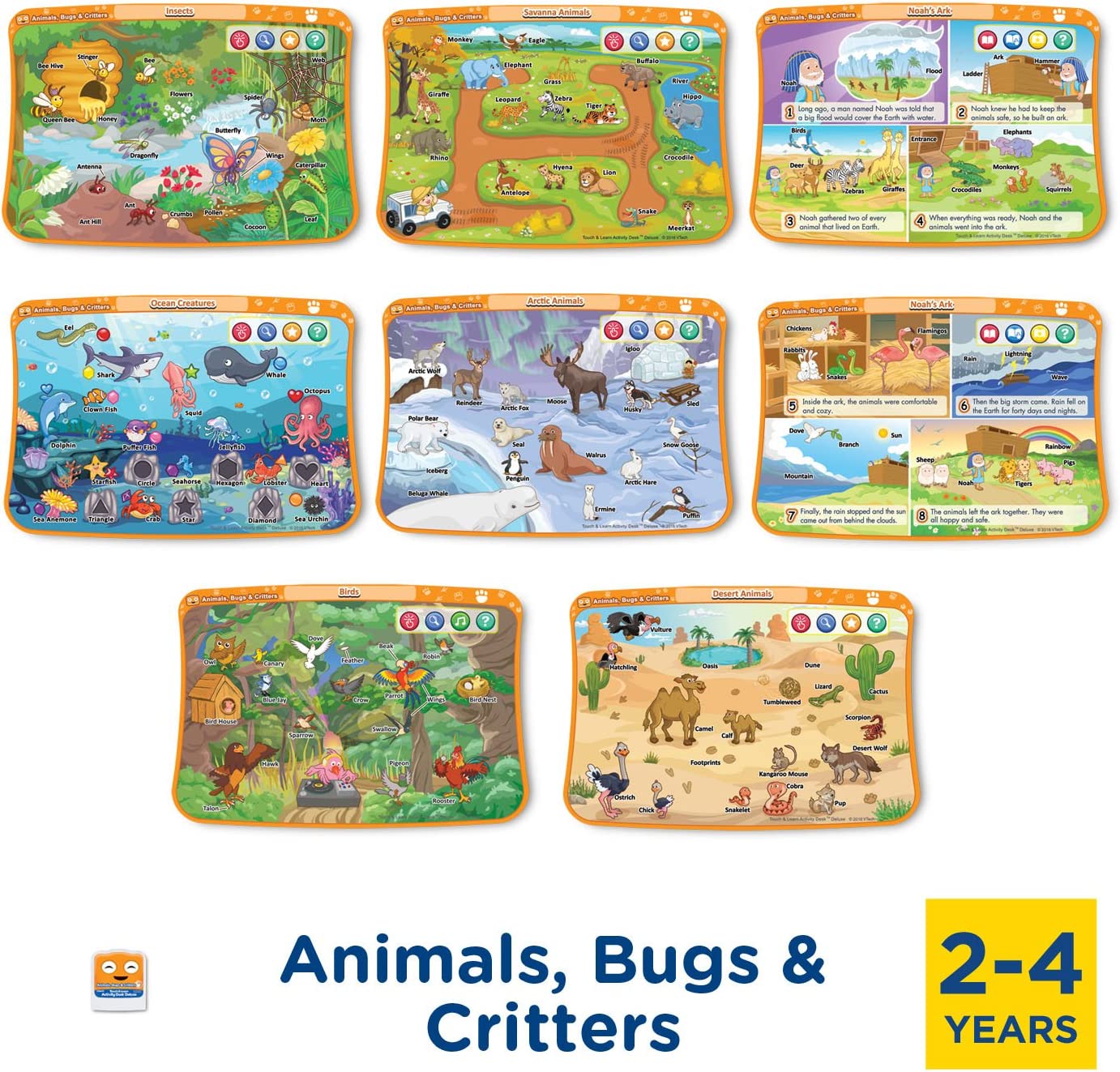 VTech Activity Desk 4in1 PreKindergarten Expansion Pack Bundle for