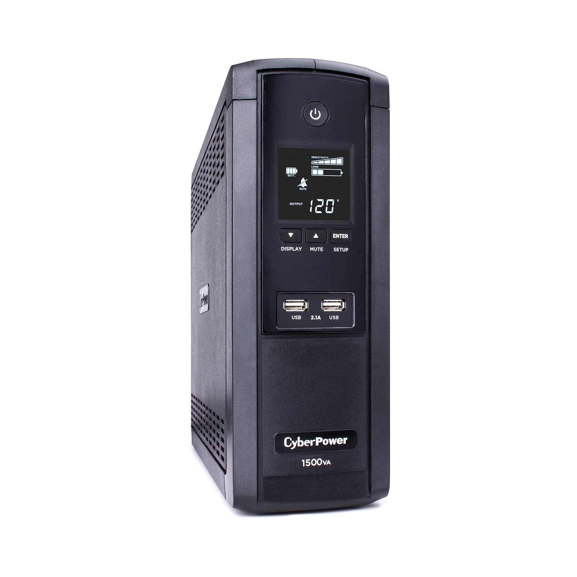 CyberPower 1500VA AVR LCD UPS (BRG1500AVRLCDTAA) - dersya