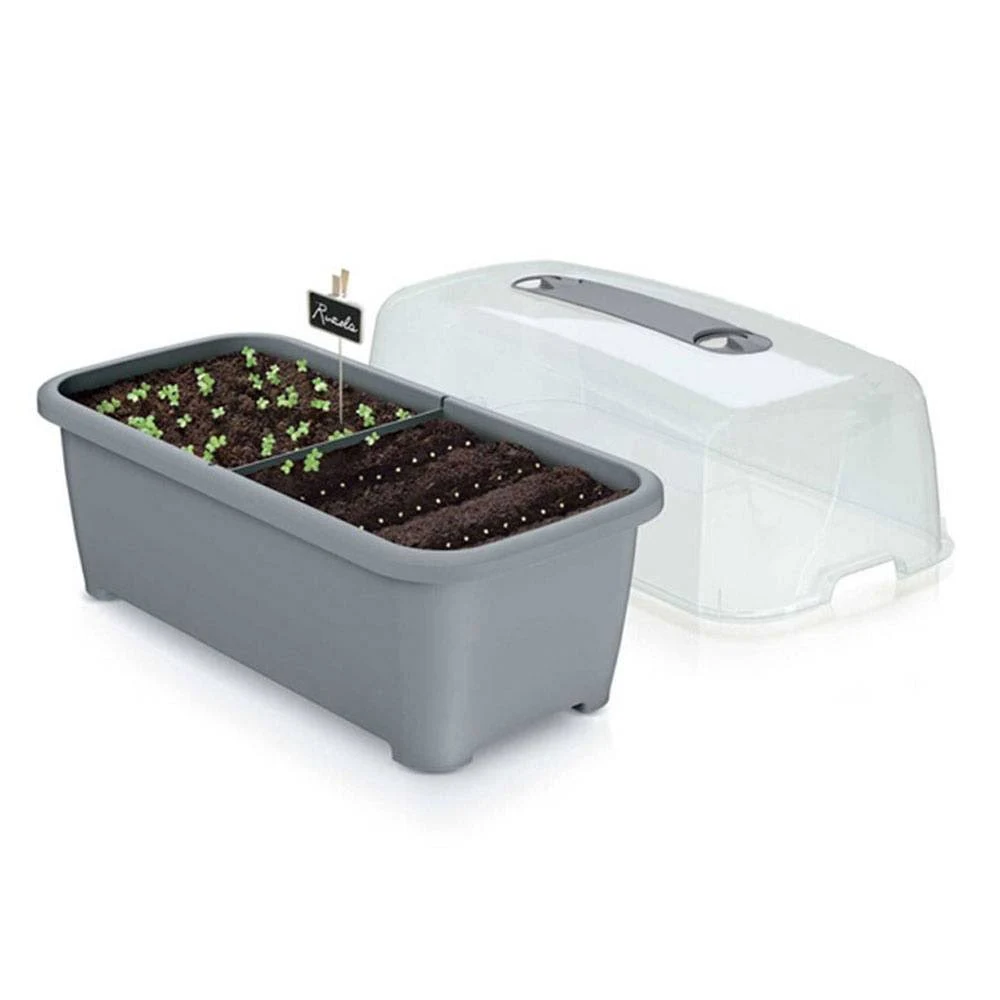 Raised Bed Garden Container Gray Buzzy Seeds dersya