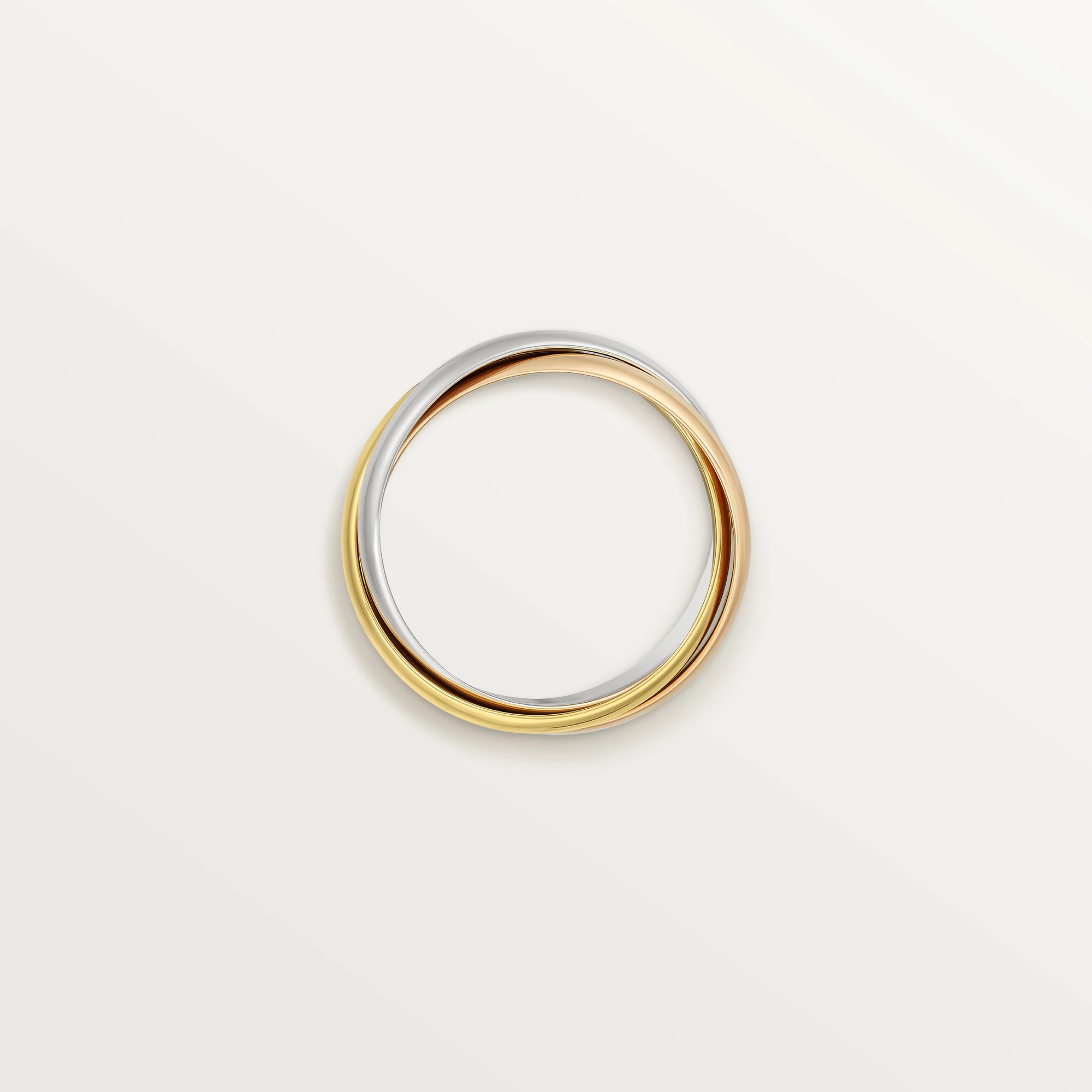 TRINITY RING, CLASSIC White gold, yellow gold, rose gold