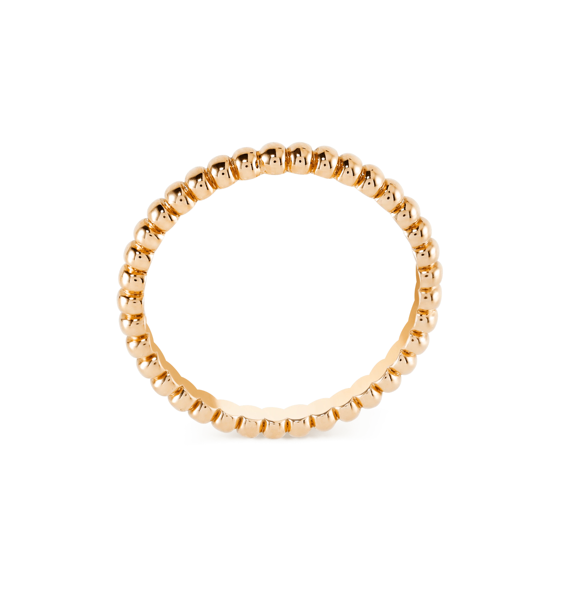 Perlée pearls of gold ring