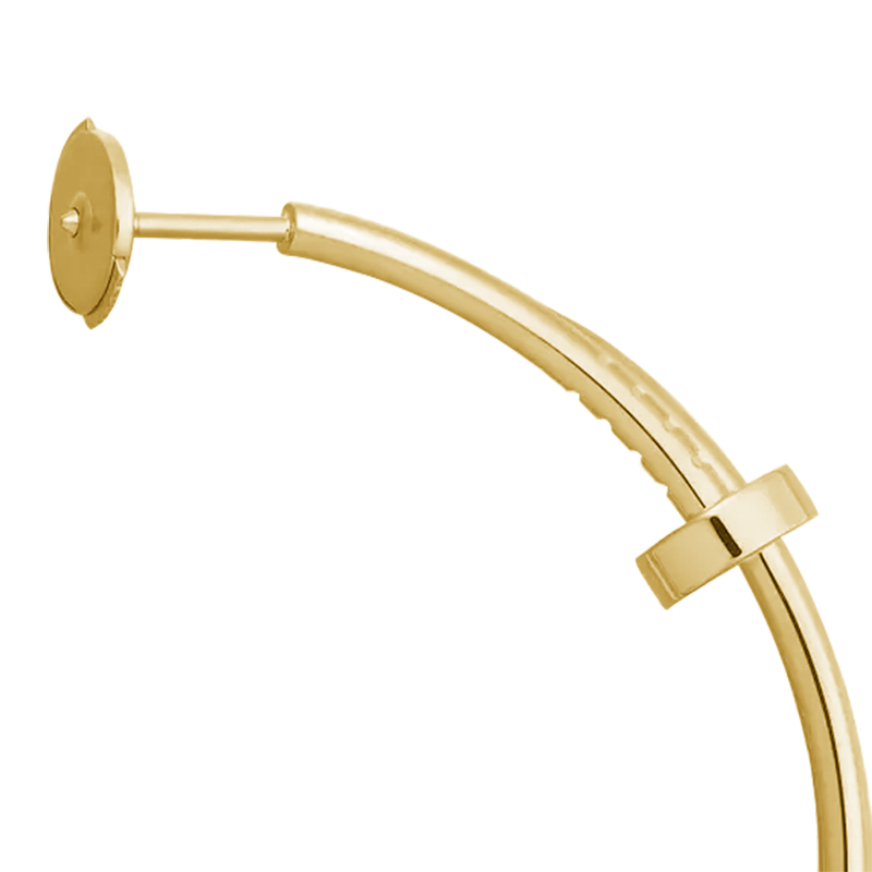 KADIR-ANILS- JUSTE UN CLOU EARRINGS YELLOW GOLD