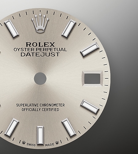 Classic watches LADY-DATEJUST Oyster, 28 mm, white gold and diamonds