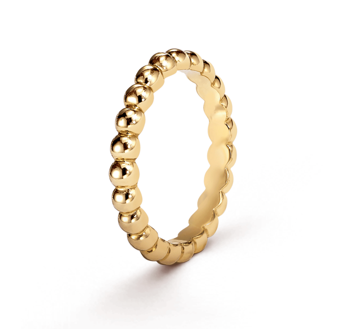 Perlée pearls of gold ring