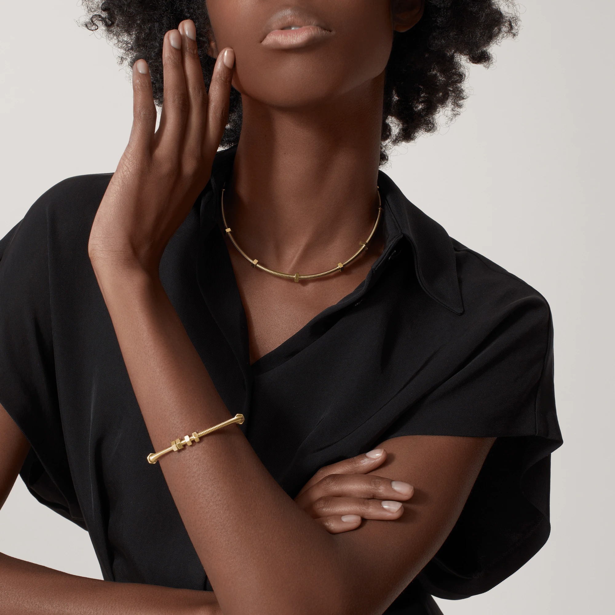 ECROU DE Ecroe BRACELET Yellow gold