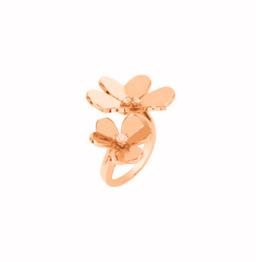 Frivole Between the Finger ring rose gold, Diamond