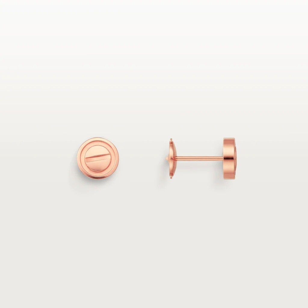 KADIR-LOVE EARRINGS  ROSE GOLD