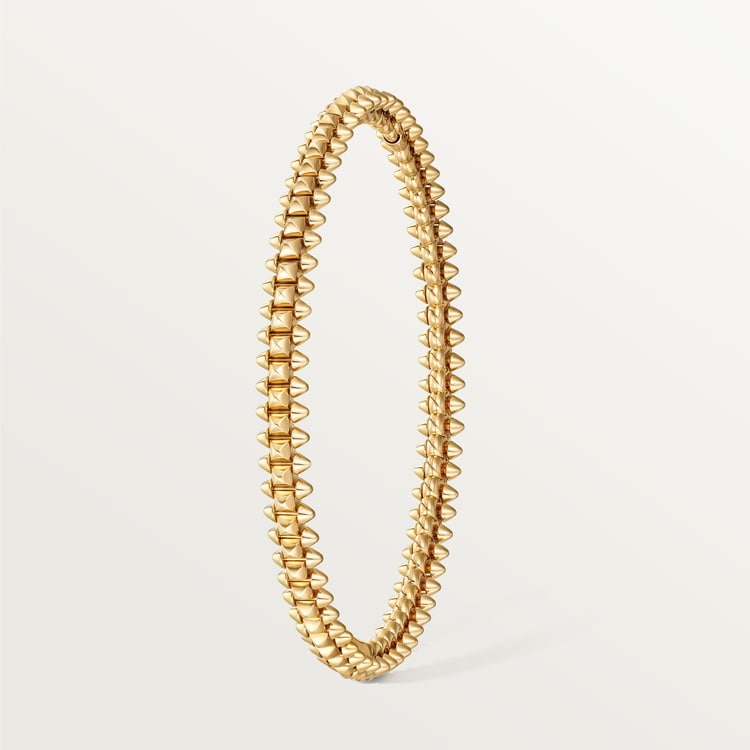 Carty Bullet Single Row Yellow Gold Bracelet Small Model