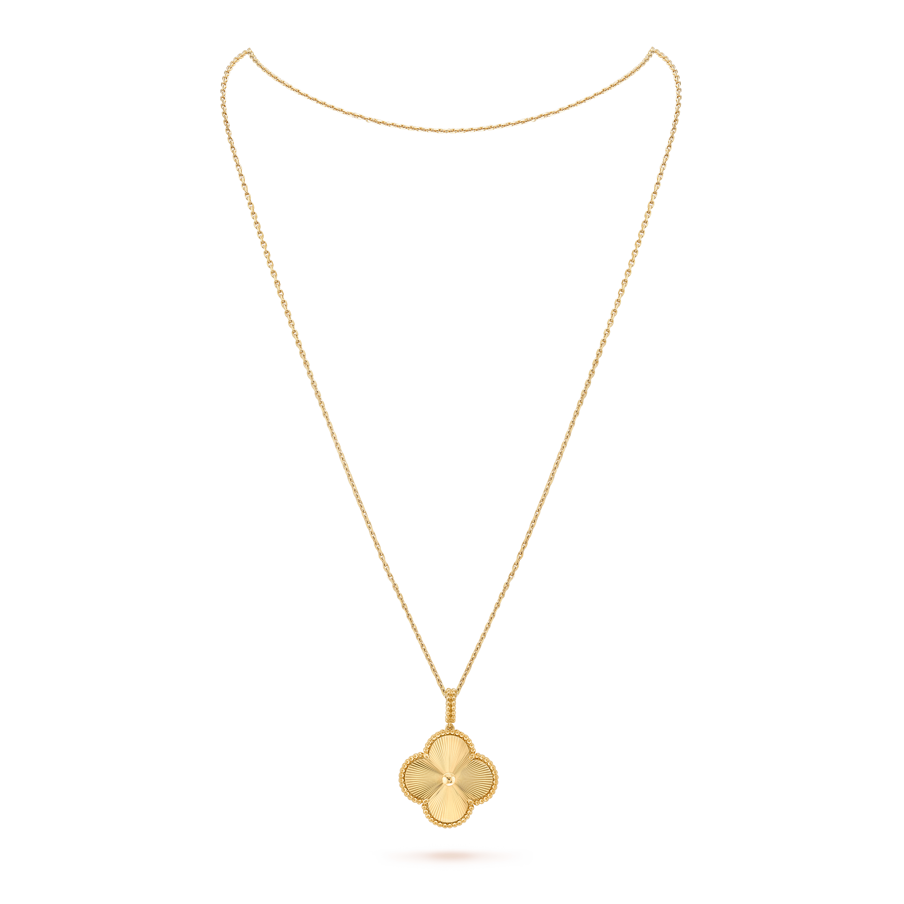 Van Cleef&Arpels VintageMagic Alhambra long necklace, 1 motif  yellow gold