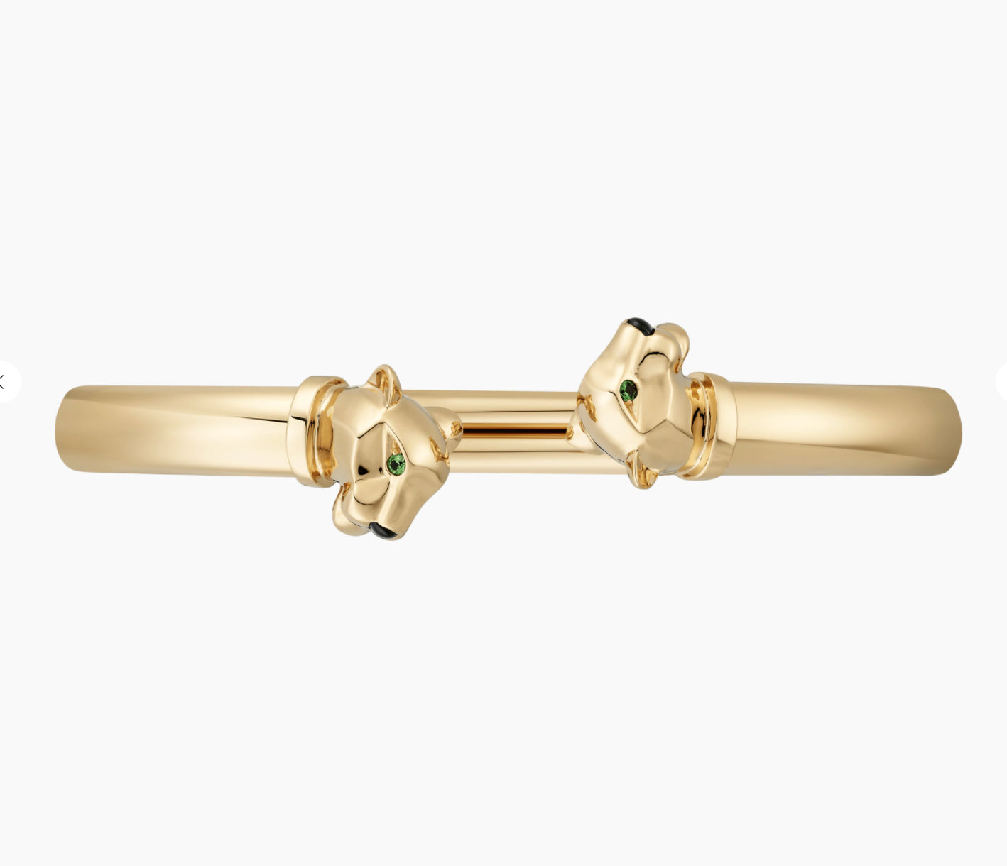 Carty Panther Pure Bracelet, Yellow Gold, Double Head