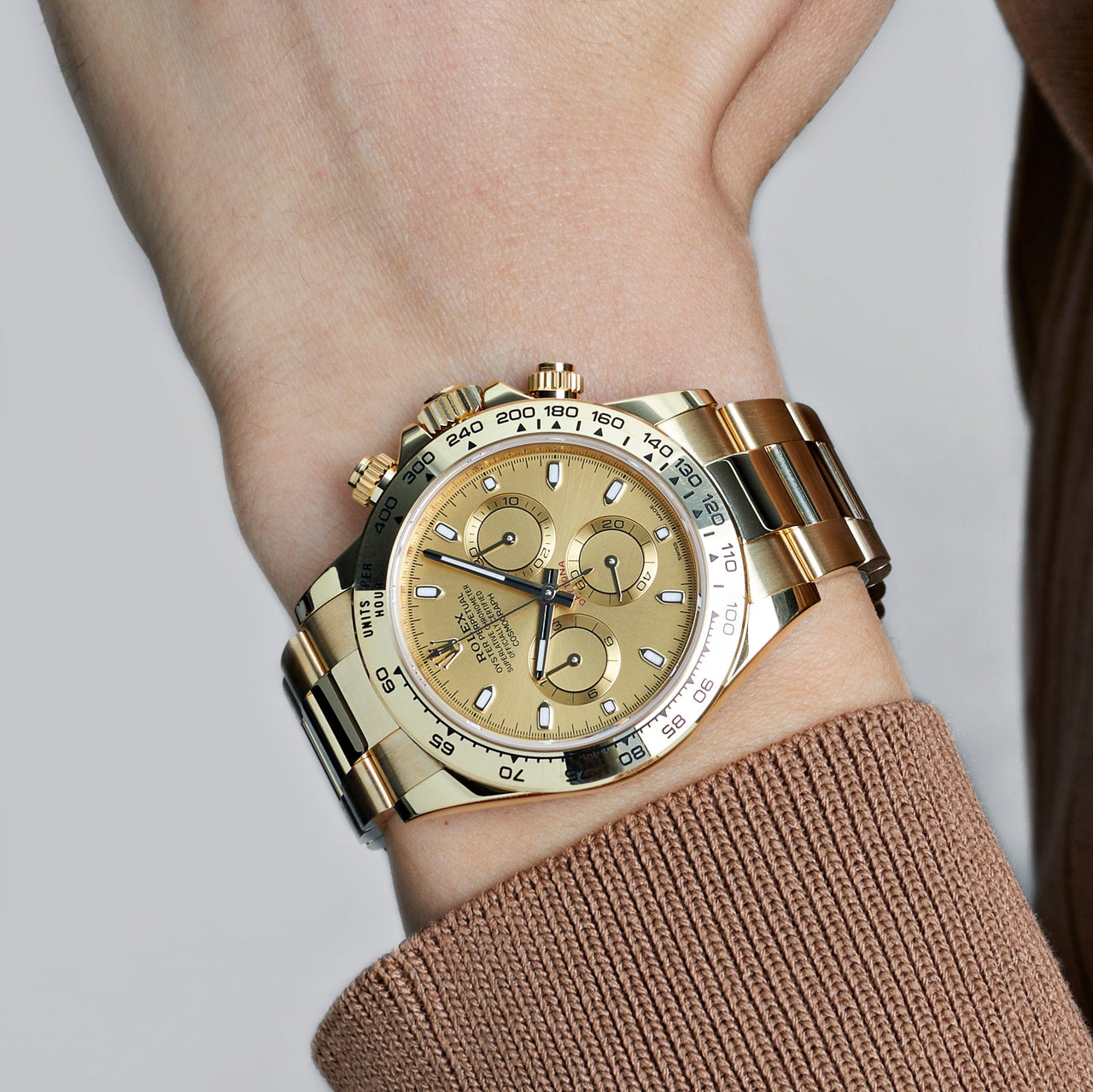 Rolex Daytona 116508 Yellow Gold Champagne Dial